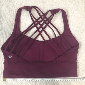 Lululemon Athletica | Wine Colored Strappy Bra